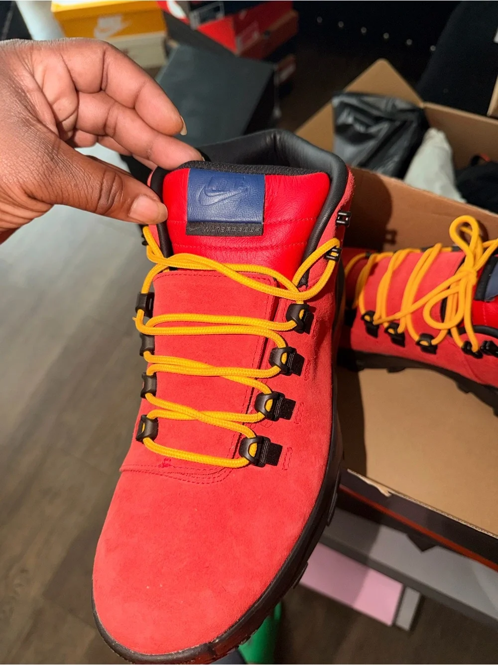 Nike vibrant red